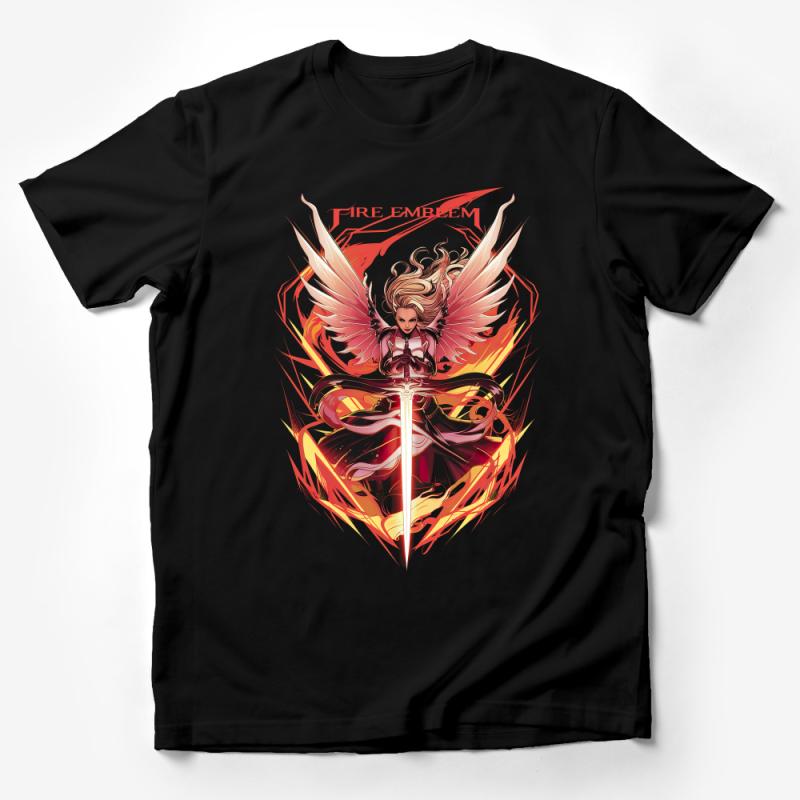 Fire Emblem Inspired Warrior T-Shirt, Fantasy Video Game Art Tee, Unisex Graphic Shirt, Gaming Apparel, Gift for Gamers Male T-Shirt