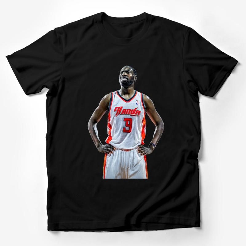 Men's Basketball Graphic T-Shirt, Stylish Sports Fan Apparel, Athletic Streetwear Top, Unique Baller Tee, Slam Dunk Design, Gift for Him Male T-Shirt