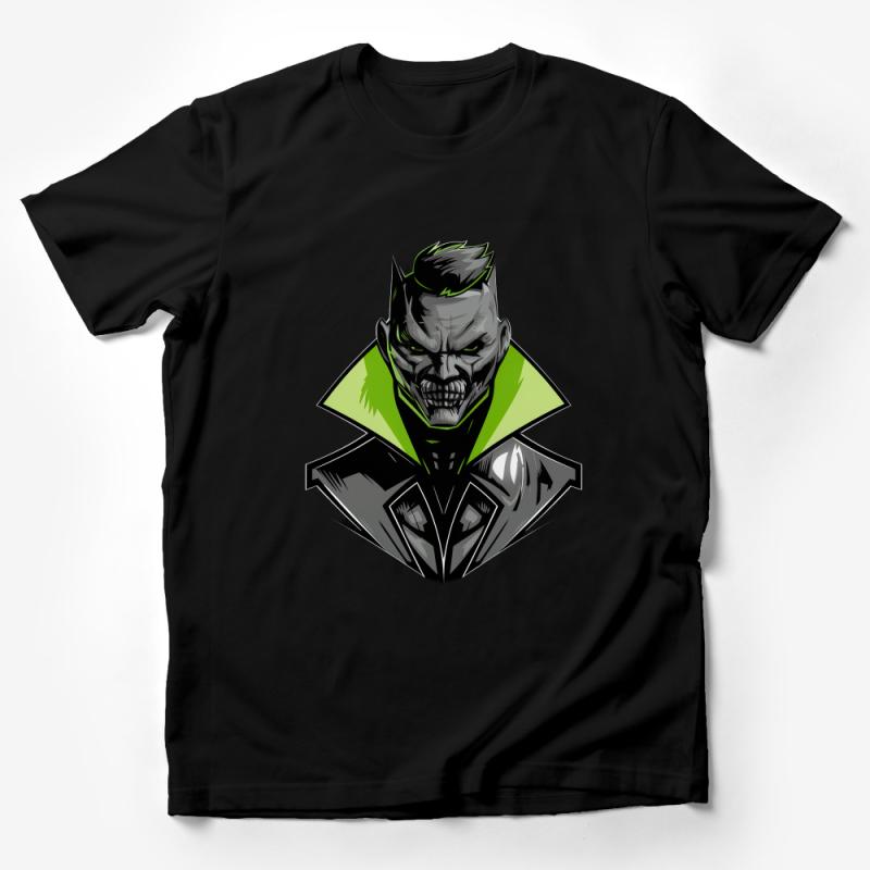 Unique Superhero-Inspired Graphic T-Shirt, Bold Comic Style Design, Men's Fashion Tee Male T-Shirt