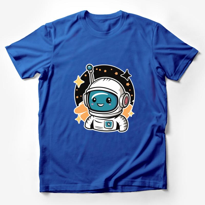 Kids Space Astronaut T-Shirt, Cute Cartoon Cosmic Explorer Tee, Unisex Children's Clothing, Outer Space Adventure Top Male T-Shirt