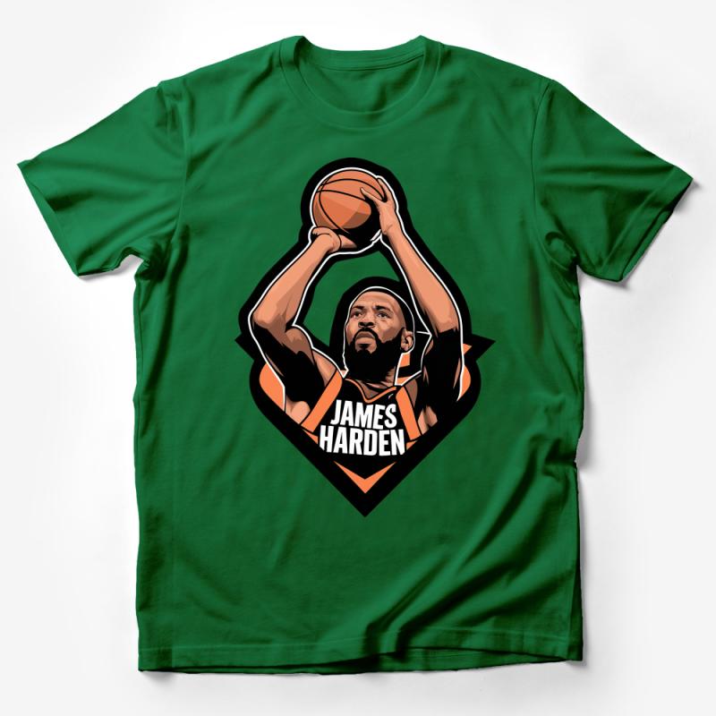 Basketball Star Graphic Tee, James Harden Inspired T-Shirt, Cool Sports Casual Wear, Unisex Shirt Male T-Shirt