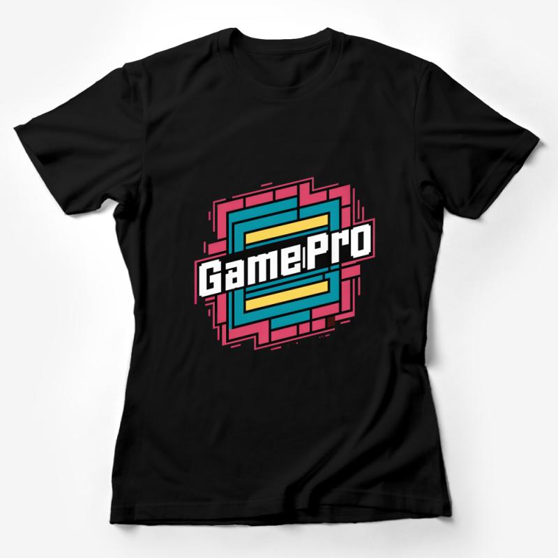 Retro Gamer T-Shirt, GamePro Vintage Style, Gaming Tee, Unisex Game Lover Shirt, Classic Video Games Apparel, Casual Play Mode Top Female T-Shirt