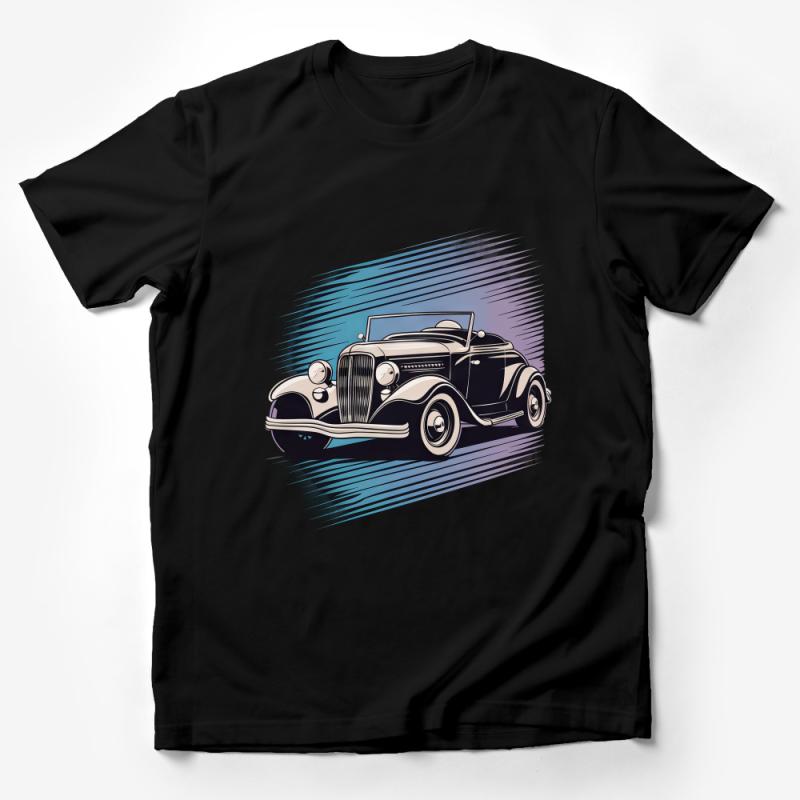 Vintage Car T-Shirt, Classic Automobile Tee, Retro Vehicle Print Shirt, Collector Car Fashion, Unisex Graphic Tee Male T-Shirt