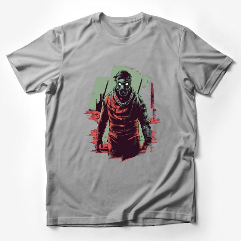 Unique Cyberpunk Character T-Shirt, Futuristic Sci-Fi Tee, Urban Streetwear, Unisex Graphic Shirt, Modern Aesthetic Clothing, Trendy Top Male T-Shirt