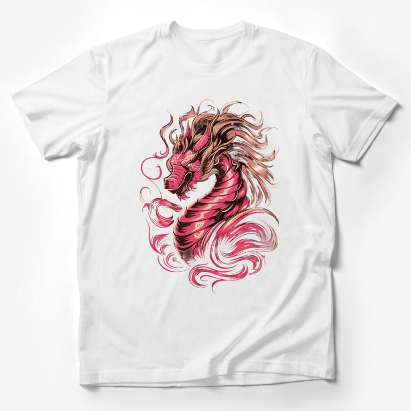 Fantasy Fire Horse T-Shirt, Majestic Flame Stallion, Unisex Graphic Tee, Mythical Creature, Artistic Animal Print Shirt Male T-Shirt