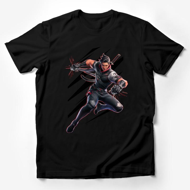 Action-Packed Superhero T-Shirt, Bold Comic Book Character Tee, Vibrant Graphic Print Shirt, Unisex Adult Sizes Male T-Shirt