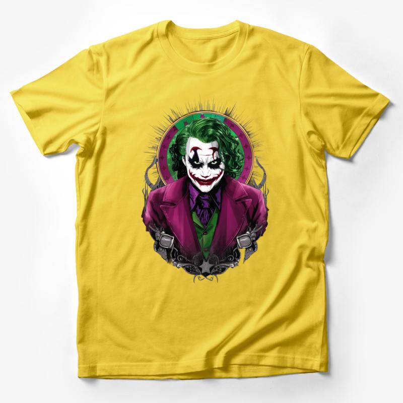 Comic Villain Inspired Artwork T-Shirt, Unique Graphic Tee, Unisex Adult Clothing, Pop Culture Apparel Male T-Shirt